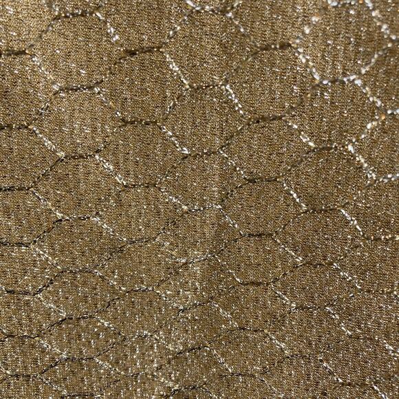 Vintage Phil‎ Rose Of California Gold Metallic Tank Top Cardigan Set Est. Size L - Picture 11 of 16